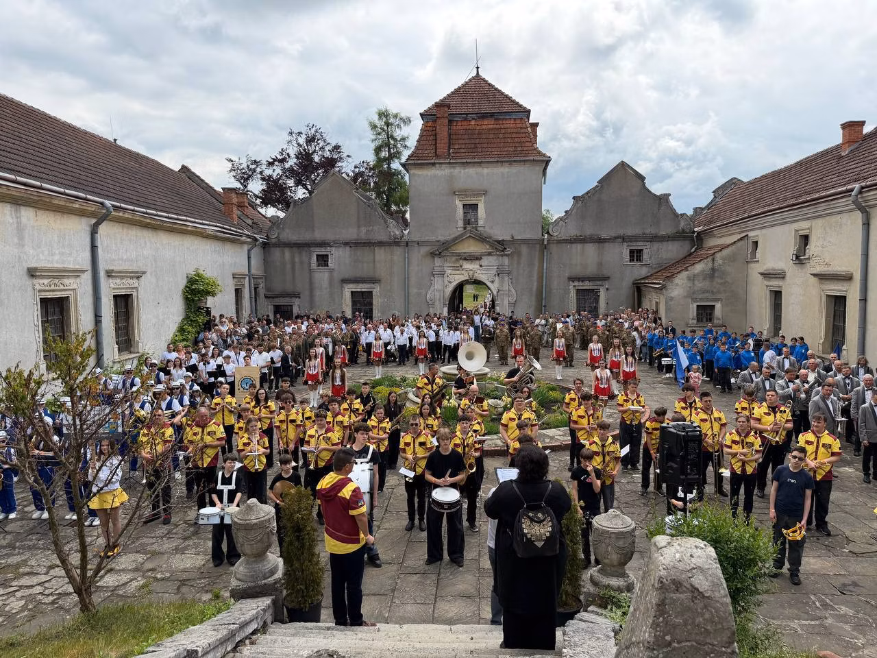 Велична музика в оборонних мурах: на Львівщині прогримів всеукраїнський фестиваль духових оркестрів
