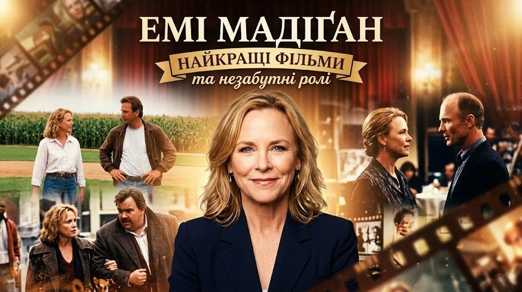 Фільми Емі Мадіґан і найвідоміші ролі актриси Фільми Емі Мадіґан і найвідоміші ролі актриси